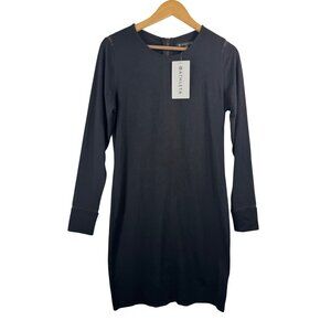 Athleta‎ Weekday Industry Dress utility athleisure black merino wool sz S
